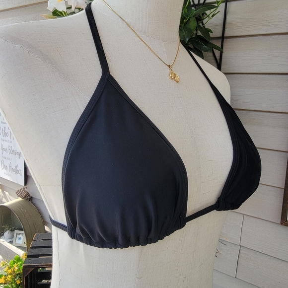 BODY GLOVE ♡ Sweet Cute 'n Sexy Black 2pc String Slidder Bikini Swimsuit M/M - Picture 10 of 17